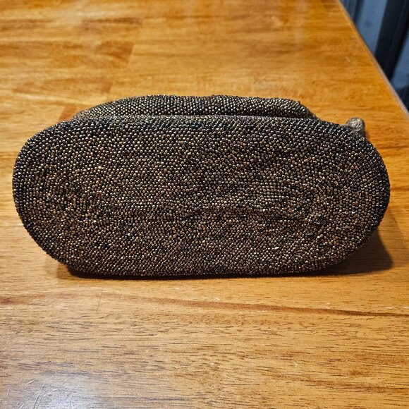 Vintage Copper/Gold Beaded Cocktail Purse - Picture 3 of 5